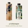 Dose Tropicual Everyday und Dose Tropicual De Sierra Bio Olivenöl, darunter der Hinweis: 3 Lieferungen, alle 2 Monate